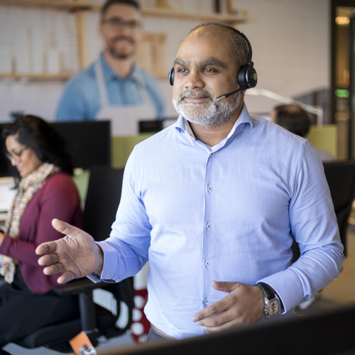 Rahamed geeft klant advies over verzuim