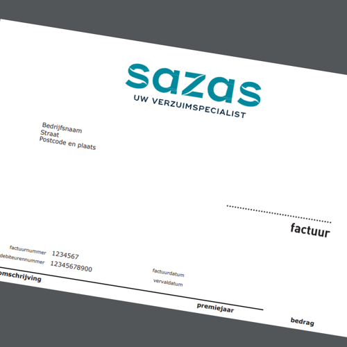Factuur Sazas