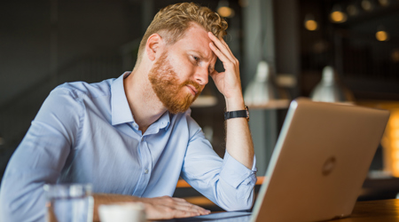 Langdurige stress kan leiden tot een burn-out