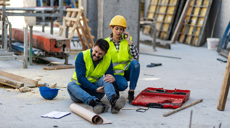 Veel ziekteverzuim door ongelukken op het werk
